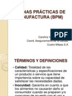 Buenas Prácticas de Manufactura (BPM)