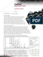Application Note: 0008 - Bilberry For Anthocyanidins by HPLC