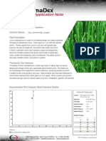 Application Note: 0022 - Flax For Lignans by HPLC