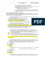 Evaluación de Contenidos Actos de Habla Fila A