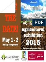 Dates Release Mackay, QLD, Agricultural Exhibition