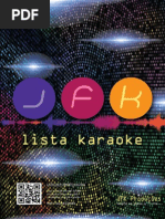 Lista Karaoke JFK | PDF | Amor | Músicos