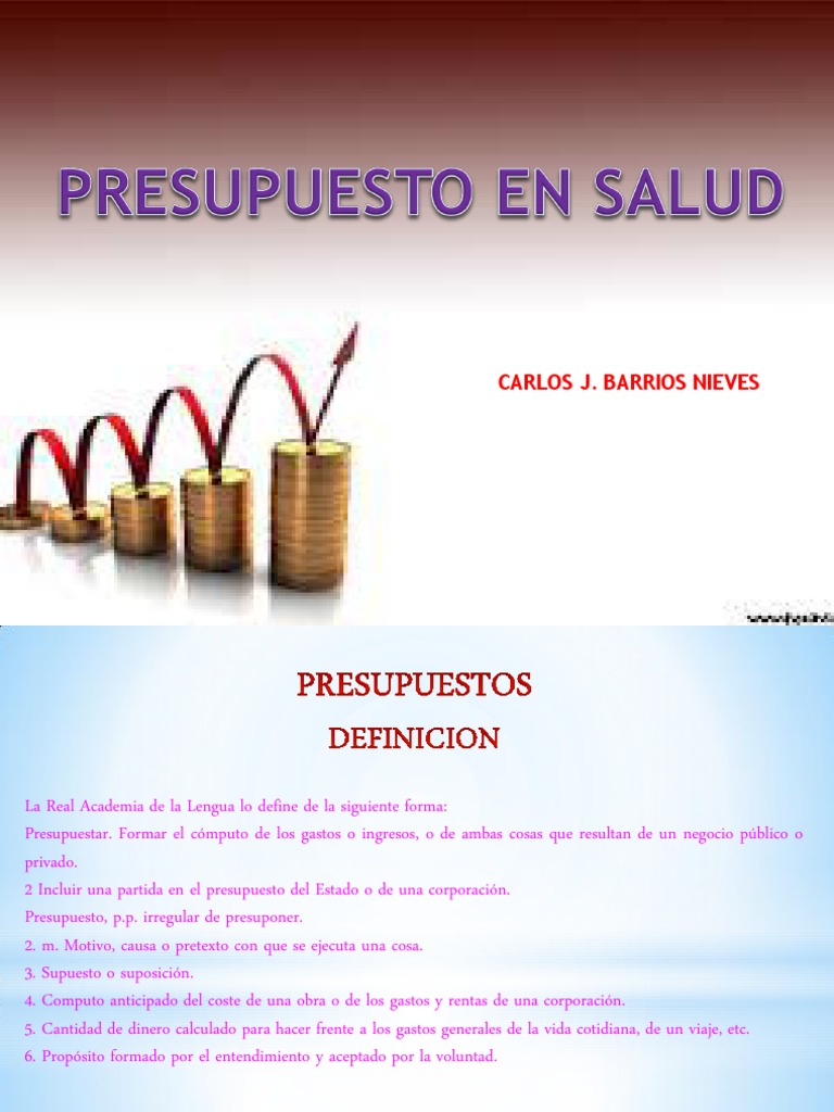 Definición y Tipos de Presupuesto en Salud | PDF | Presupuesto ...