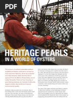 Heritage pearls in a world of oysters