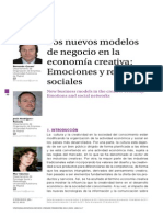 Los Nuevos Modelos de Negocio en La Economía Creativa - Emociones y Redes Sociales