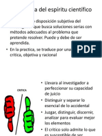 Naturaleza Del Espíritu Científico