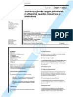 NBR 13402 - Caracterização de Cargas Poluidoras em Efluentes Industriais e Domésticos