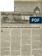 Bernie Woos Environmentalists - Vanguard Press - Nov. 19, 1987