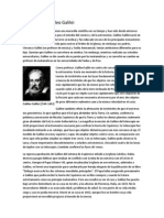 Biografía de Galileo Galilei y Sus Aportaciones