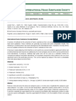 IHSS - Humic Substance Isolation Method