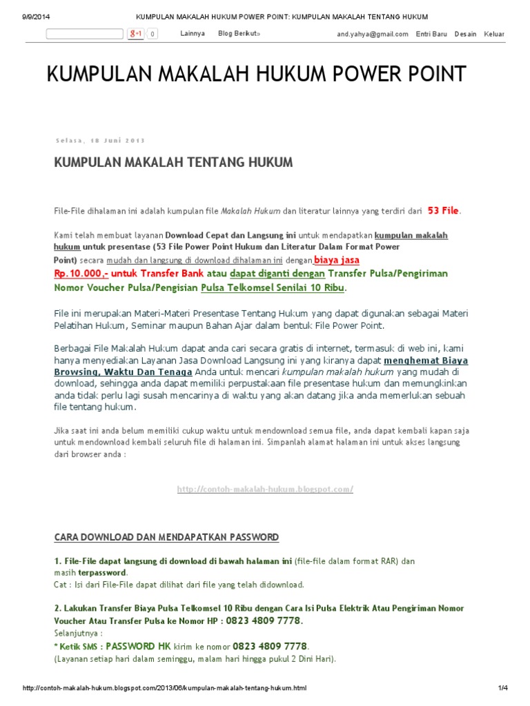 Kumpulan Makalah Hukum Power Point Kumpulan Makalah Tentang Hukum Di Blog Http Contoh Makalah Hukum Blogspot Com