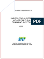 Hydrological Design of Agricultural Drainage Systems 1977