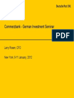 DPDHL Commerzbank German Investment Seminar 09012012