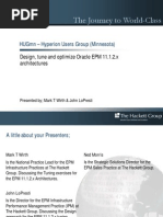 Design Tune Oracle EPM