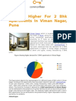 Demand Higher for 2 BHK Apartments in Viman Nagar, Pune