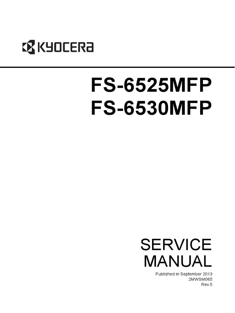 Kyocera Fs-6525mfp-6530mfp Service Manual | 64 Bit Computing | Microsoft  Windows