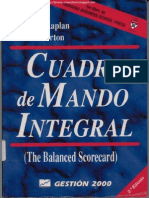 Cuadro de Mando Integral - 2da Edición - Robert S. Kaplan & David P. Norton