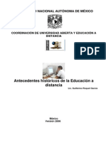 Historia de La Educación A Distancia PDF