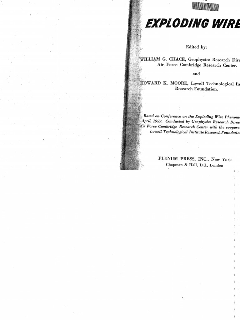 Exploding Wire Volume 1 PDF