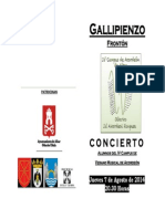 Plantilla para CONCIERTO