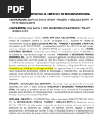 Contrato de Prestacion de Servicios de Seguridad Privada