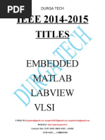 Download FINAL YEAR PROJECTS IEEE 2014-2015 by durgatecherode SN239146357 doc pdf