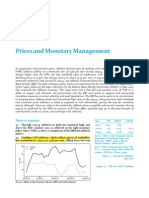 Prices and Monetary Management: Rend IN Inflation