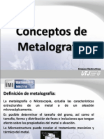 Conceptos de Metalografia