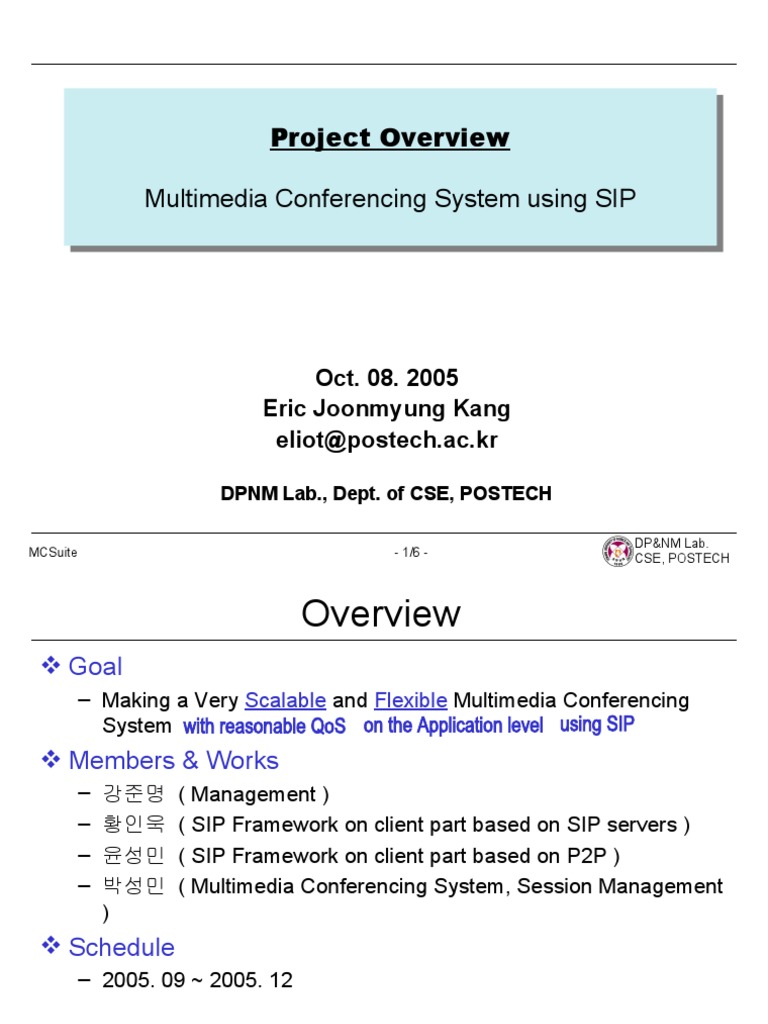 SIP-Based Multimedia Conferencing System | PDF | Session Initiation ...