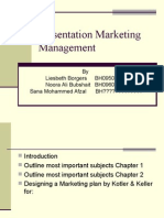 Presentation Marketing Management