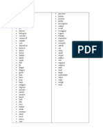 Verbs That Don't Take The Ing Form