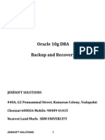 02 -Oracle 10g Backup and Recovery JAI MAA DURGA
