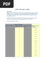 MPN Table for Coliform Bacteria | PDF | Evaluation Methods | Methodology