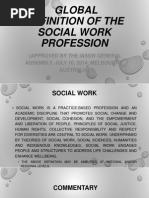 Global Definition of the Social Work Profession