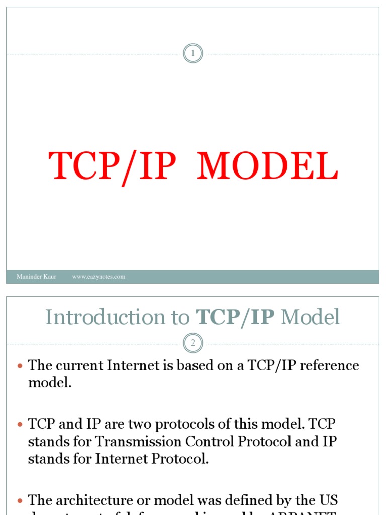 Tcpip | PDF