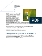 Abrir Puertos en Windows 7