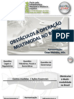 Obstáculos Às Operações Multimodais No Brasil - ABOL
