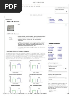 Amd Fx 6100 Vs Fx 6300 Cpu Cache Central Processing Unit