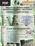 Apresentação Audiência Pública - Licitação de limpeza urbana de Natal