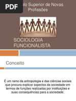 Apresentação Sobre Sociologia Funcionalista