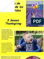 Acción de Gracias de Los 5 Sentidos - 5 Senses Thanksgiving