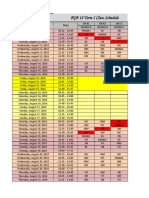 PGP18 - Term I - Schedule