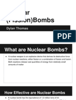 the transformational power of chemistry-nuclear weapons