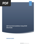 SAP Front End Installation Using SCCM 2012 Guide