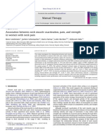 Association Between Neck Muscle Coactivation, Pain, and Strength