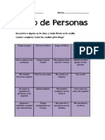 Bingo de Personas Presentaciones A2