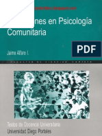 Jaime Alfaro - Discusiones en Psicología Comunitaria