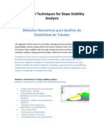 Metodos Numericos para Anal. Estab. de Talud PDF