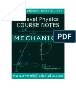 Physics Mechanics Help Booklet