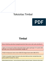 Toksisitas Timbal